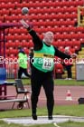 Senior mens shot putt, North Eastern Track and Field Champs, Gateshead Stadium. Photo: David T. Hewitson/Sports for All Pics